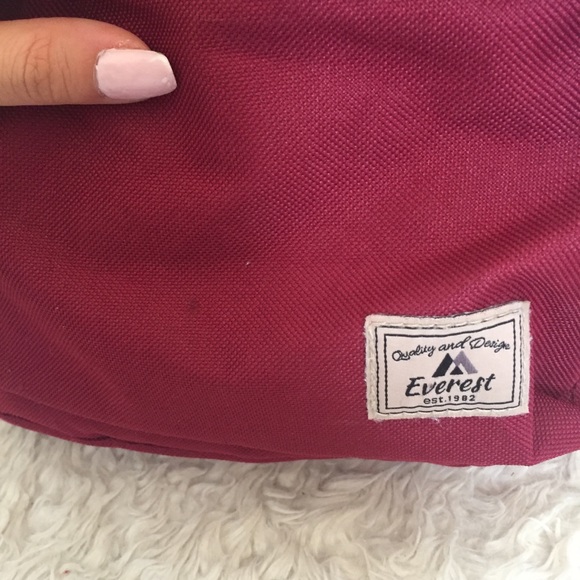 Maroon red backpack - Picture 2 of 7